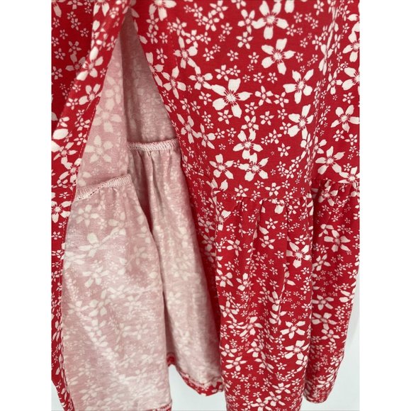 Roxy Women's Size M Red Floral Print Sleeveless Long Maxi Dress, NWT - Picture 7 of 10